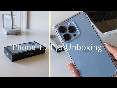 iPhone 13 Pro (Sierra Blue) Unboxing + Accessories